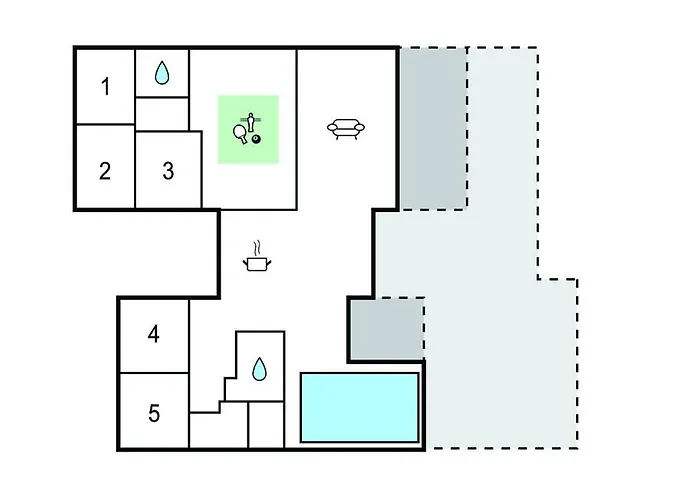 Lovely In With Sauna Feriehus *